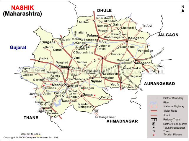 Nashik District Map